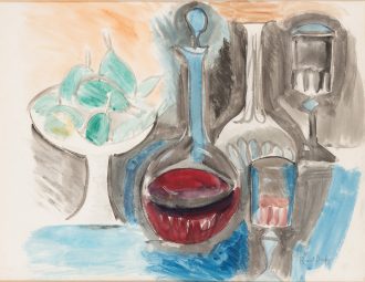 Nature morte aux deux carafes et aux poires, 1920