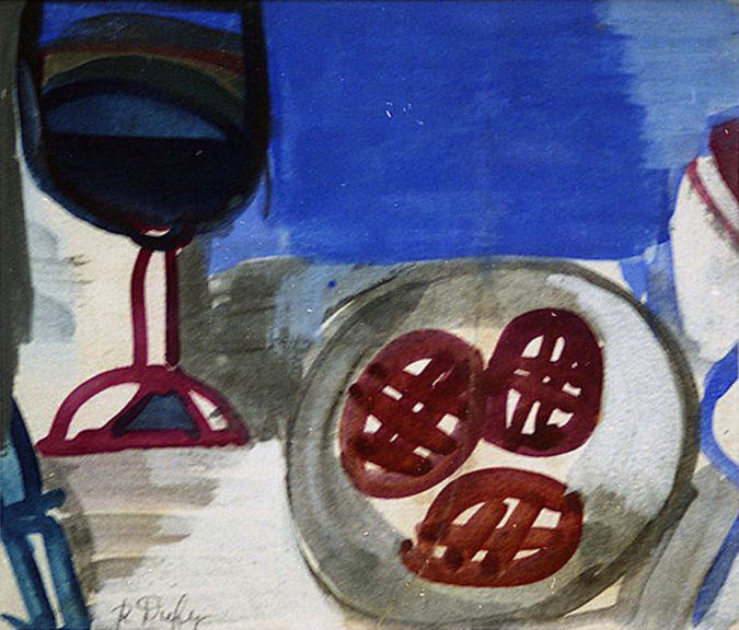 Nature Morte Au Verre De Vin