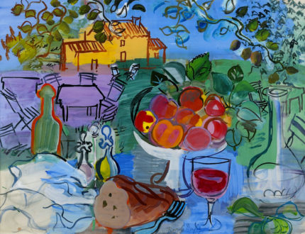 Nature Morte Devant La Maison Jaune