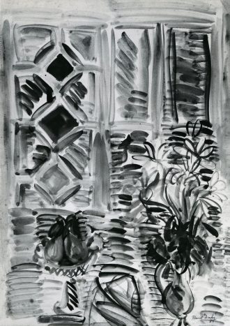 La fenêtre aux vitraux