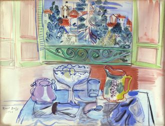Nature morte aux deux verres à Céret