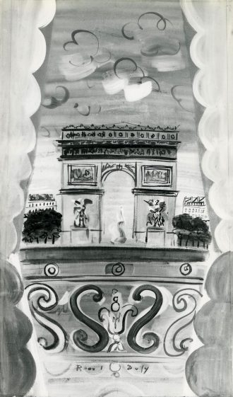 Fenêtre ouverte sur l'arc de Triomphe
