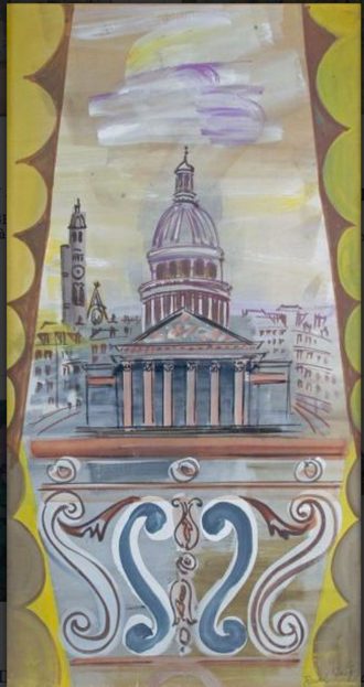Fenêtre ouverte sur le Panthéon