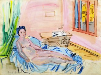 Berthe dans l'atelier de Perpignan
