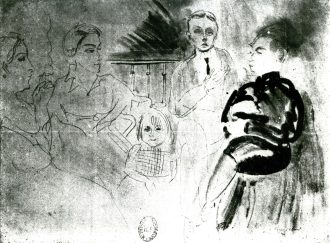 La famille de l'artiste