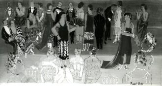 Présentation des mannequins chez Poiret