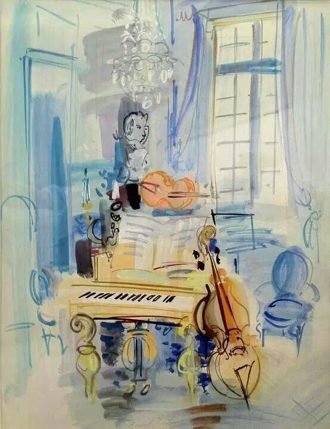 Intérieur aux instruments de musiques