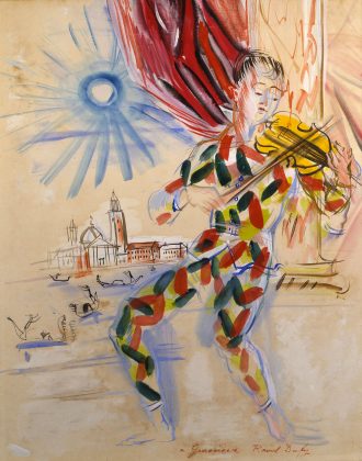 Arlequin à venise