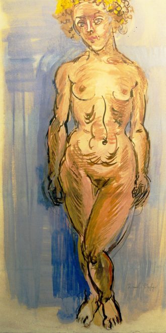 Baigneuse debout