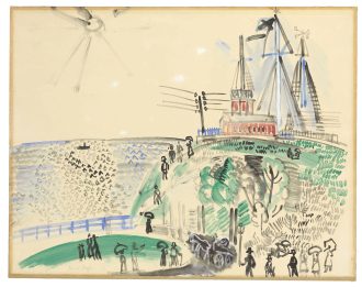 Le sémaphore ou l'entrée du port du Havre