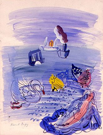 Baigneuse aux papillons