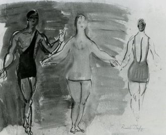 Les baigneurs. Étude pour le ballet Palm Beach