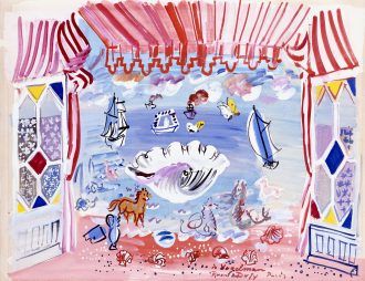 Décor pour le ballet de Monte-Carlo Palm Beach