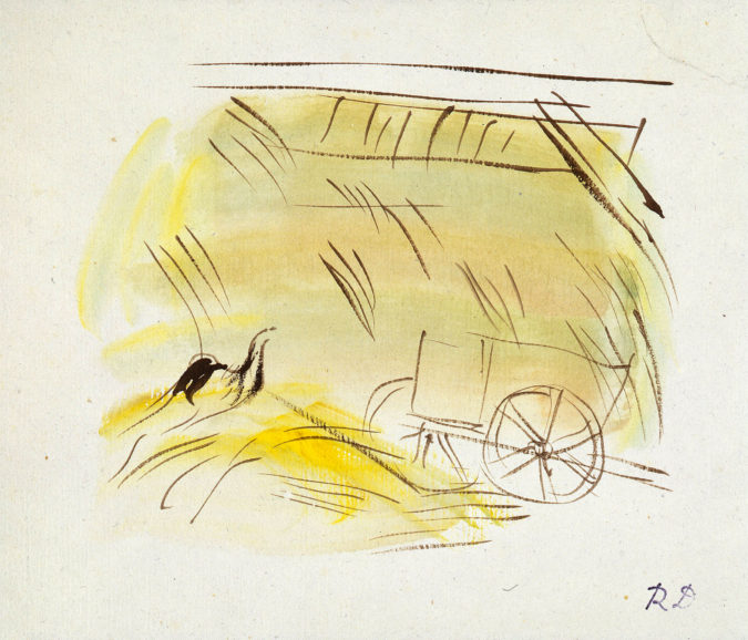 Étude Pour "Les Nourritures Terrestres" D'André Gide.
