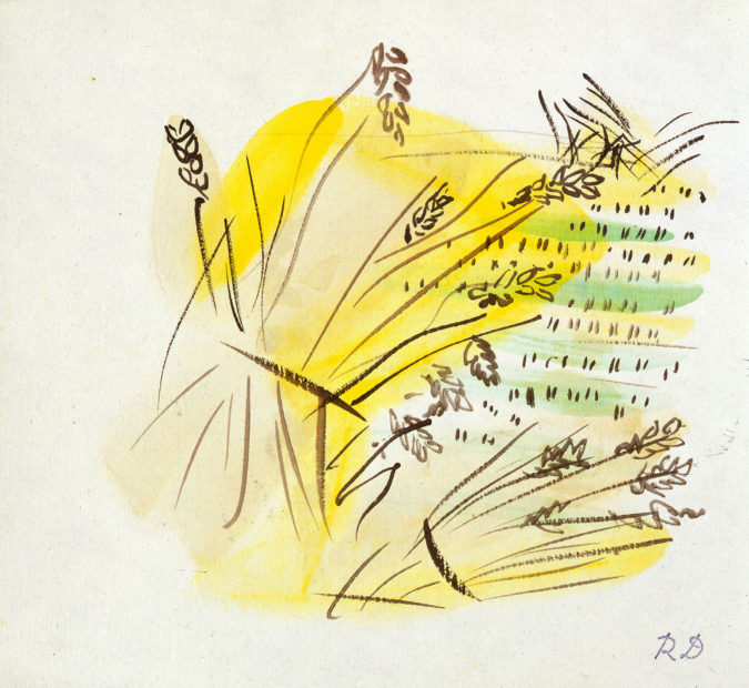 Étude Pour "Les Nourritures Terrestres" D'André Gide.