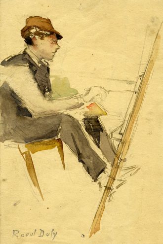 Le jeune peintre à son chevalet