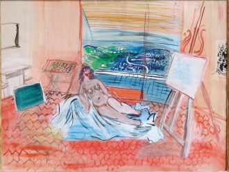 Nu dans l'atelier de Vence