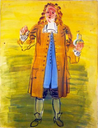 Personnage de la Fée Électricité-Musschenbroeck