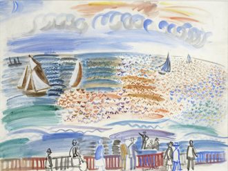 Promenade au bord de la mer au Havre