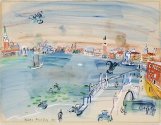 Le quai des Esclavons à Venise