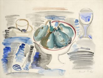 Nature morte au compotier de poires