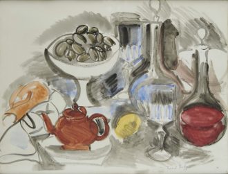 Nature morte au compotier d'amandes