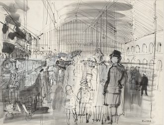 La gare Saint Lazare