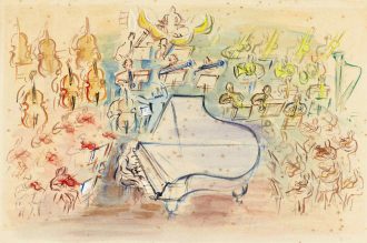 Étude pour orchestre à la pianiste