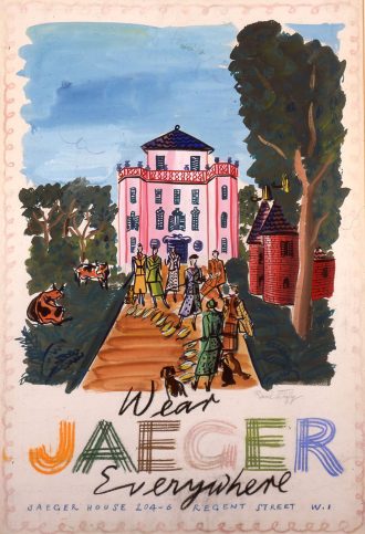 Publicité pour la maison Jaeger