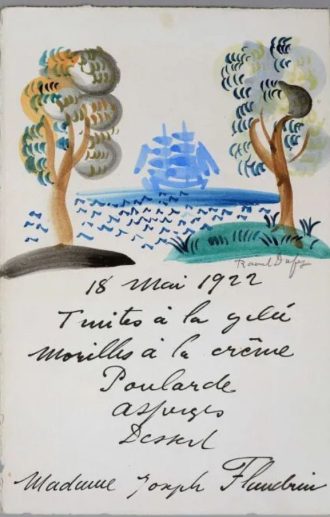 Menu voiliers et oliviers