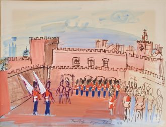La relève de la garde à Saint-James's Palace