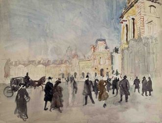 La place du Carrousel du Louvre