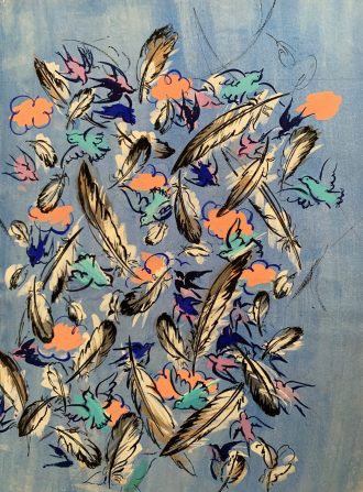 Composition , plumes et oiseaux