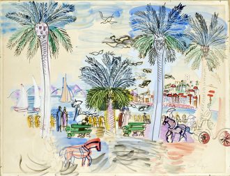 Cannes, le Suquet vu de la Croisette