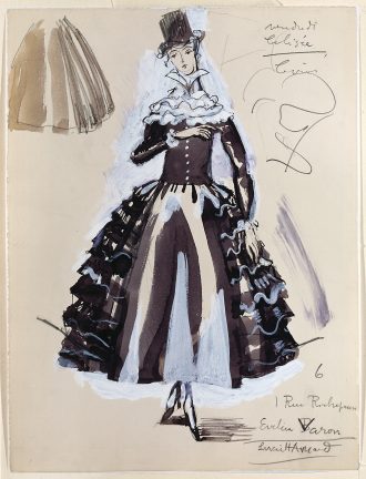 Étude de robe pour Paul Poiret