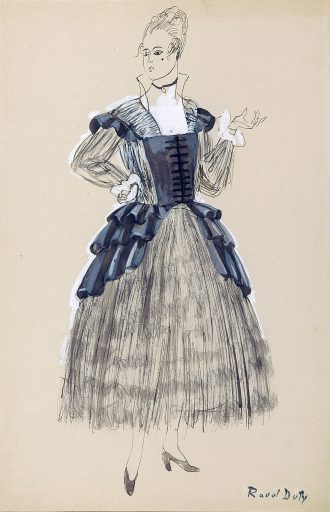 Étude de robe pour Paul Poiret