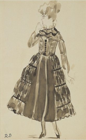 Étude de Robe pour Paul Poiret