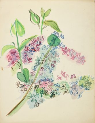 Pour un herbier, Branche de lilas