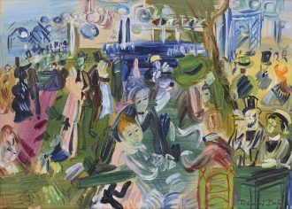 Le bal du Moulin de la Galette d'après Renoir