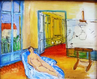 Nu dans l'atelier de la place Arago à Perpignan