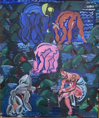 Baigneuses et pêcheurs