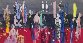 La fête ou présentation des mannequins chez Poiret